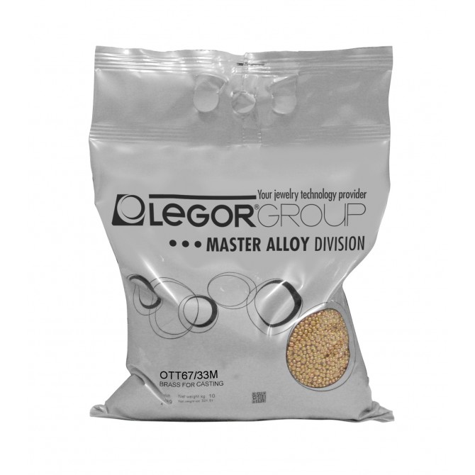 ALEACION LATON OTT67/33M LEGOR (EN BOLSA 10 kgs.) LIG0B0100